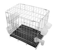 HYTROVE Caja De Cría para Aves Portátil Pajarera con Bandeja para Transporte De Palomas Periquitos y Canarios Incluye Comedero y Diseño Seguro