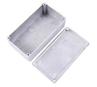 HYTROVE Caja de Pedales para Guitarra de Aluminio 122x66x39,5 Mm, Estuche Metálico para Pedalera de Efectos, Accesorio para Proyectos DIY y Protección de Instrumentos Musicales