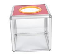 HYTROVE Caja Transparente para Lotería Mediana de Cerradura de Seguridad Ligera y Resistente para Donaciones Votaciones y Sorteos Eventos