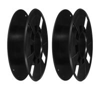 HYTROVE Carrete de Filamento para Impresora 3d de Plástico Negro, Paquete de 2 Piezas Gestión de Filamento y Amplia Compatibilidad para Talleres y Escuelas