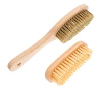 HYTROVE Cepillo Quita Arena de Playa Portátil de Madera y Pbt, 2 Piezas para Limpiar Gear y Surfboard Playa y Surfear