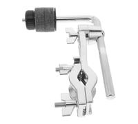 HYTROVE Clip De Extensión Para Platillos Soporte Cromado Para Batería Sistema De Montaje Para Platillos Para Instrumentos De Percusión o Conciertos Abrazadera De Montaje Metálica