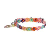 HYTROVE Collar para Perros Pequeños y Gatitos Diseño de Flores de Encaje Collar Ajustable y Elástico para Mascotas