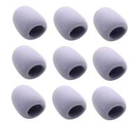 HYTROVE Cubiertas de Micrófono de EVA 9 Piezas Protección Antipolvo y Cancelación de Ruido para Micrófonos Inalámbricos en Conferencias y Karaoke Color Gris