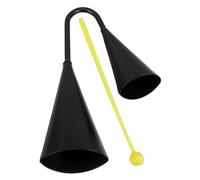 HYTROVE Cultivo Del Sentido Musical Campanas De Percusión De Plástico Campanas Agogo Con Varilla Para Instrumento Portátil Cencerro Binaural Para Educación Musical