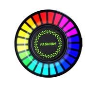 HYTROVE Difusor de Fragancia 100 Modos de Iluminación y Carga USB Tipo C Luces LED Rgb y Control por Voz, Clip para Ventilación Abs para Coche para Ambiente Interior