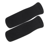 HYTROVE Empuñaduras Antideslizantes de Espuma Nbr para Andadores y Cochecitos, 2 Piezas Negras Textura Ergonómica para Uso Prolongado y Fácil Instalación
