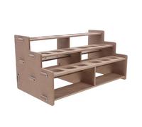 HYTROVE Estante Organizador Soporte Estable de Pintura de Tablero de Fibra de Madera Maximiza Espacio para Tubos de Óleo y Acuarela en Estudios y Aulas