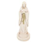 HYTROVE Estatua de Resina Virgen María Adorno Religioso para Oficina y Hogar Decoración de Iglesia Detalles Exquisitos y Material Duradero
