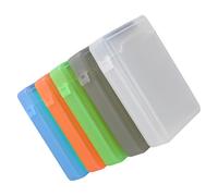 HYTROVE Estuche Protector para Disco Duro 2.5 Pulgadas, Caja de Almacenamiento de Plástico Resistente, 5 Piezas (,) para Uso en Oficina y Hogar