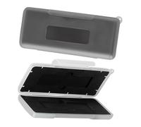 HYTROVE Estuche Rígido para 2 Discos Duros M2 SSD Caja de Protección y Antivibración Almacenamiento Seguro Forro de Espuma Tamaño Compacto Gris y para Accesorios de Computadora