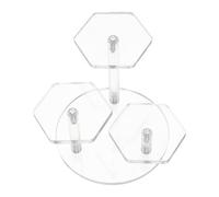 HYTROVE Expositor Acrílico Transparente para Joyas y Figuras Soporte Escalonado Resistente para Organizar y Mostrar Colecciones para Juguetes y Accesorios