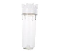 HYTROVE Filtro de Agua Estándar para Casa con de Sistema de Filtración y Transparente para Grifos y Lavadoras Instalación y Prevención de Fugas