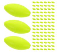 HYTROVE Flotadores para Pesca de Alta Flotabilidad 100 Piezas de Espuma Amarilla Redondos y Fáciles de Detectar para Pesca en Entornos Complejos