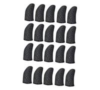 HYTROVE Fundas para Dedos para Juegos Antideslizantes y Antisudor para Móviles, 20 Piezas De Fibra De Cobre Transpirable, Accesorio Compacto para Gamers, Tamaño, Color Cobre