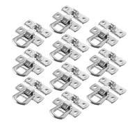 HYTROVE Hebilla de Cerrojo Metálico para Cajas de Madera y Joyero, 10 Piezas, Cierre Práctico para Cajitas de Obsequio y Cofres Pequeños