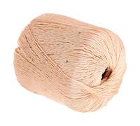HYTROVE Hilo de Crochet Profesional de Lino para Verano, Suave y Amigable Piel, Adecuado para Tejer y Manualidades como Nudos Chinos y Abalorios, 1 Rollo Beige