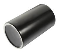 HYTROVE Jarra de Leche de Cerámica Mini Mate Negra, Dispensador de Boquilla Fina y Mango Ergonómico, Taza para Café y Crema Adecuado para Hogar, Cafetería y Restaurante, Jarra de Cocina