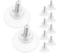 HYTROVE Juego de 10 Ventosas para Mesas de Vidrio, Almohadillas Antideslizantes Resistentes, Ideales para Tableros de Sobremesa y Espacios de Trabajo