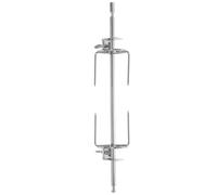HYTROVE Juego de Tenedores Giratorios para Barbacoa de Acero Inoxidable, Fácil de Instalar y Limpiar, para Parrilla de Pollo y Asador de Pollos, Longitud 28 Cm