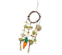 HYTROVE Juguete Masticable para Hámster y Chinchilla de Madera Natural para Alivio del Estrés y Ejercicio en Mascotas Pequeñas