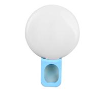 HYTROVE Lámpara LED para Fotos Clip Mini Rk12, Luz de Relleno Portátil Azul Frío y Cálido, Recargable USB, Luz Suplementaria para Móvil y Portátil, Adecuado para Maquillaje y Fotografía