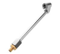 HYTROVE Mandril de Aire Multifunción para Inflador de Neumáticos de Coche, Moto y Bicicleta, Accesorio Resistente Doble Rosca Externa para Inflado Rápido y Confiable