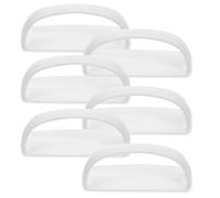 HYTROVE Manijas Adhesivas para Puertas Corredizas y Armarios, 6 Piezas de Abs Instalación sin Perforación y Textura Confiable para Muebles de Vidrio y Closet