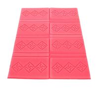 HYTROVE Manta de Picnic Plegable y Ligera de Xpe Roja, Aislante y Resistente para Senderismo y Campamentos al Aire Libre
