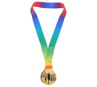 HYTROVE Medalla de Oro para Corredores Cordón Deportivo Vibrante, Medalla de Premio para Maratón y Competición al Aire Libre, Trofeo de Atletismo para Adultos en Eventos Deportivos
