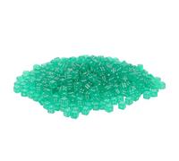 HYTROVE Mini Dados Dados Cuadrados Verdes Transparentes para Juegos de Mesa Juego de 500 de Plástico con Puntos Fáciles de Leer, Ideales para Fiestas y Enseñanza Matemática