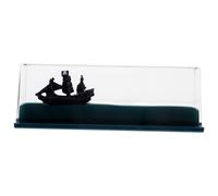 HYTROVE Modelo de Botellas de Fluido Crucero Negro Insumergible para Decoración de Escritorio y Dormitorio Efecto Decorativo Único y Tamaño