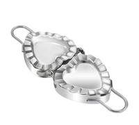 HYTROVE Molde Color Plata para Empanadillas de Acero Inoxidable Forma de, Resistente al Óxido y Ahorra Cocina