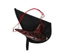 HYTROVE Ocarina Ahumada de Doce Clave C Ocarina Ac Cerámica Instrumento Musical para Principiantes Flauta de Caza para Camping