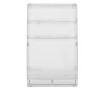 HYTROVE Organizador de Baño de Pared sin Taladros, Estante Multi-Nivel de Pet para Almacenamiento en Tocador y Baño, Diseño Resistente y Fácil de Mantener
