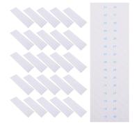 HYTROVE Organizador de Hilo de Bordar de Papel Blanco 30 Agujeros, 60 Piezas para Manualidades y Costura, Ahorro Bordado a Mano y Aficionados