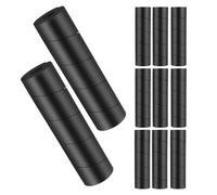 HYTROVE Patas de Muebles de Madera Epdm Negro 12 Piezas con Instalación Fácil y Reutilizables para Espacio de Vida con Diámetro Interior de 1.5cm