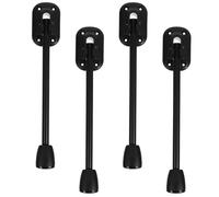 HYTROVE Patas de Muebles Plegables Metálicas 4 Piezas, Altura 200 MM, Aptas para Mesas de Comedor, Escritorios y Muebles Portátiles Hogar y Oficina