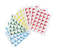 HYTROVE Pegatinas de Banderas en Colores Surtidos 288 Unidades Adhesivas para Planificación y Marcado de Mapas en Actividades Escolares Color Aleatorio