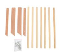 HYTROVE Percha de Madera Natural para gallinas y Pollos, Soporte Estable para Descanso en jaulas, Accesorio Seguro para Mascotas en casa, fácil de Instalar, diseño Simple