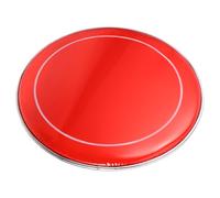 HYTROVE Piel de Tambor Doble Capa para Tambor Caja y Bombo, Color Rojo, Ajuste Preciso y Sonido Mejorado, Adecuado para Escenario y Estudio