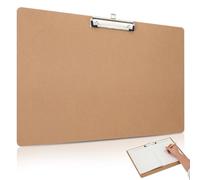 HYTROVE Portapapeles A3 Horizontal de Alta Resistencia, Tablero de Clip 45x33 Cm, Carpeta Portátil para Oficina y Cocina, Organizador de Papeles y Bloc de Notas Multifuncional