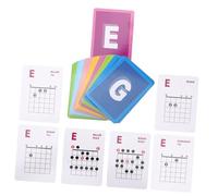 HYTROVE Póster de Acordes para Guitarra Eléctrica 49 Diagramas en Papel Estucado, Guía Práctica para Principiantes, Adecuado para Aprender y Entrenar Guitarra Acústica y Eléctrica Adulto y Niño