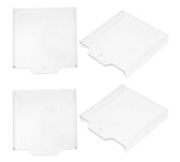 HYTROVE Protector Transparente para Botón de Interruptor de Alarma contra Incendios, Cubierta Protectora para Botón Pulsador, Pack de 4 Piezas, Resistente Policarbonato, para Edificios