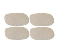 HYTROVE Protectores de Puente para Violín y Viola 4 Piezas de Piel de Oveja Natural para Cuerdas E Almohadillas Pequeñas para Accesorios de Instrumento Musical Uso Profesional y