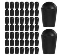 HYTROVE Protectores para Perchas de Hierro 3,5 MM, Fundas de Polivinilo Negro, 100 Unidades para Lavandería Doméstica y Almacenamiento Seguro