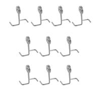 HYTROVE Resortes de Torsión de Acero Inoxidable 10 Piezas para Podadoras | Piezas de Repuesto, Elasticidad Constante y Fácil Instalación, Compatibilidad Amplia, Color Plata