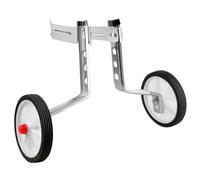 HYTROVE Ruedas Auxiliares para Bicicleta Infantil Plateadas Antideslizantes y Silenciosas Ruedas de Reemplazo para Bici y Niña Accesorio de Apoyo para Entrenamiento Seguro y Equilibrio