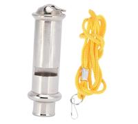 HYTROVE Silbato Deportivo Alta para Entrenamiento de Aves de Acero Inoxidable Amarillo, 3 Piezas y Asistencia Deportiva para Uso en Exteriores