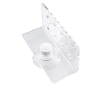 HYTROVE Soporte para Corales Acrílico Ventosa, 8 Orificios para Fragmentos, Base Resistente para Peceras y Acuarios, Accesorio Adecuado para Cultivo y Mantenimiento de Coral